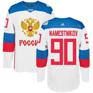 Herren Team Russland #90 Vladislav Namestnikov Authentic Weiß Heim 2016 World Cup